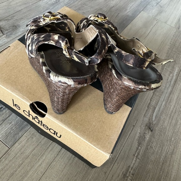 Wedge sandals - Le chateau - Picture 3 of 4